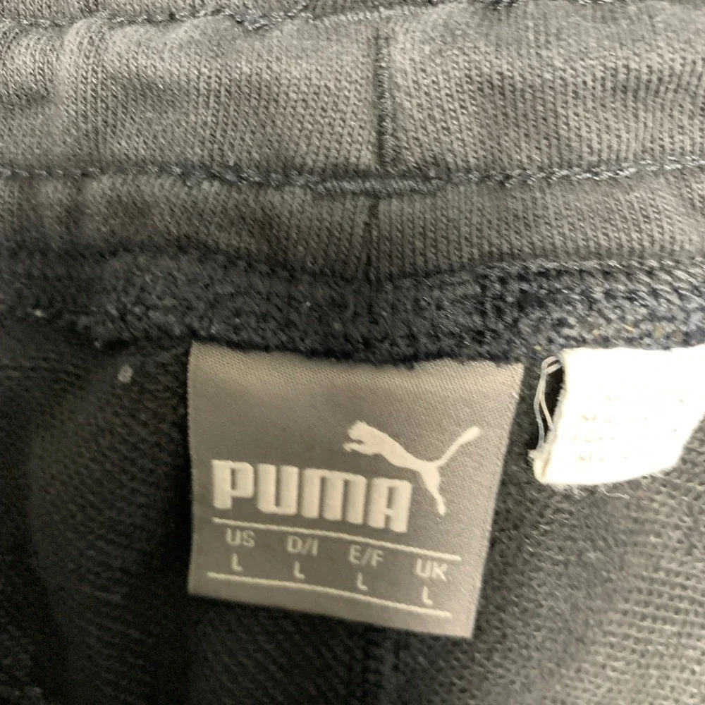 Puma Scuderia Ferrari Sweat Shorts Mens L Black Athleisure Performance Pull On